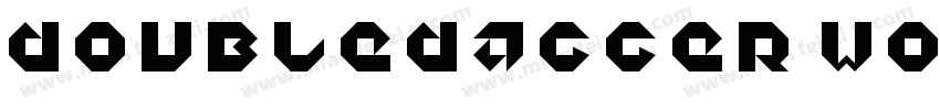 DoubleDagger W01 Bold字体转换